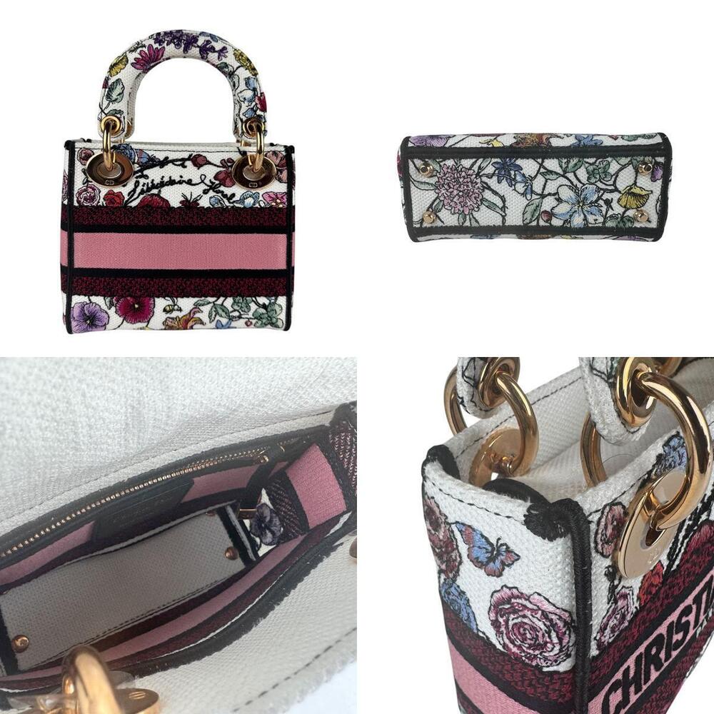 Christian Dior Lady Delight Canvas Multicolor 2way Shoulder Bag - Picture 3 of 5